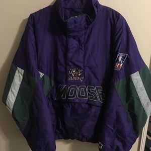 VINTAGE Minnesota Moose STARTER Pullover Jacket